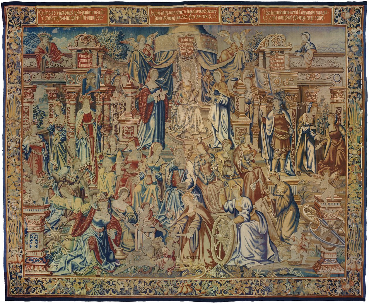 Prudentia (Prudence), från Los Honores av Bernard van Orley