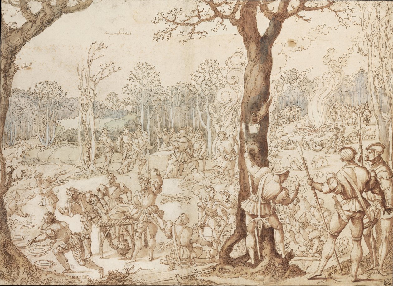 Dela ut spelet, 1525-1535 av Bernard van Orley