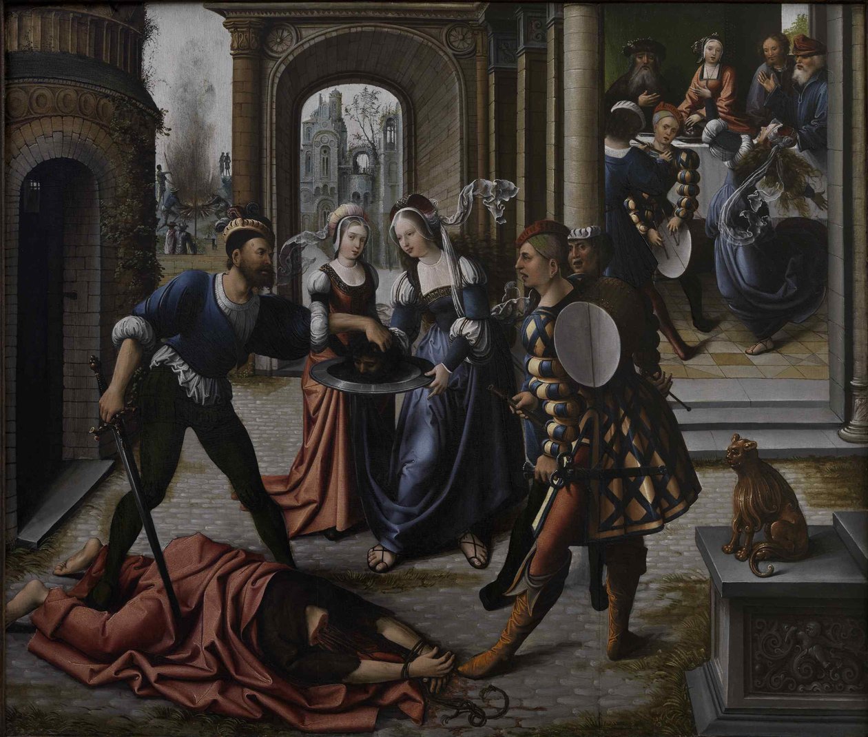 Johannes Döparens martyrskap, ca 1514. av Bernard van Orley