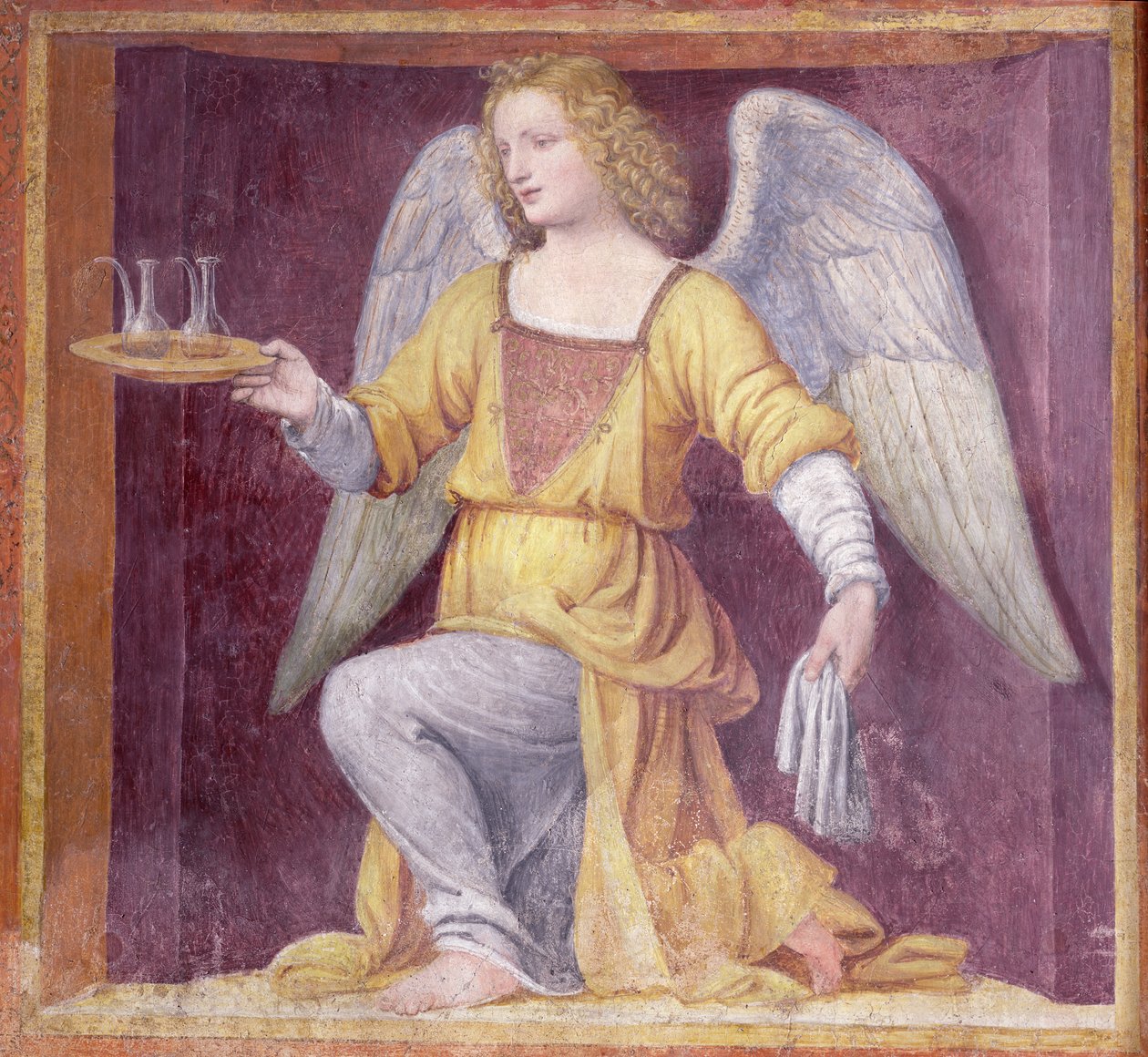 En ängel, 1525 av Bernardino Luini