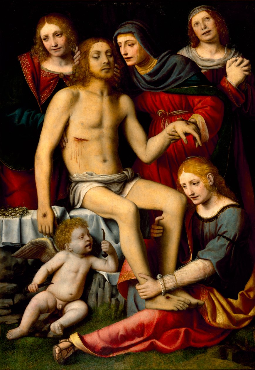 Klagosång över den döde Kristus, c.1512-20 av Bernardino Luini