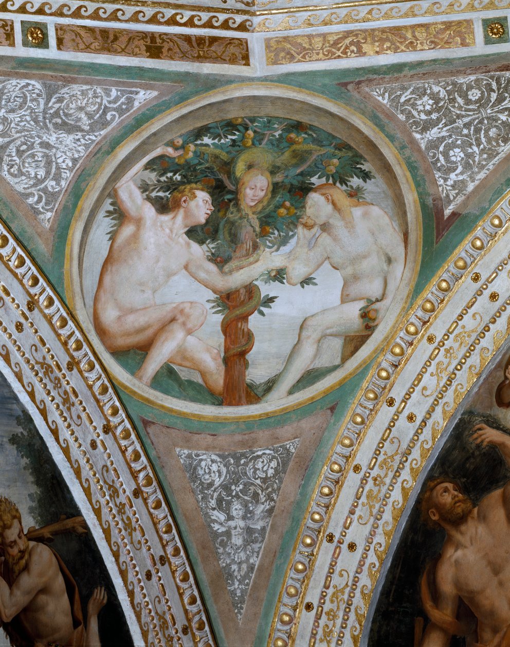 Ursynd, från kupolens pendentiv, 1532-36 av Bernardino Luini
