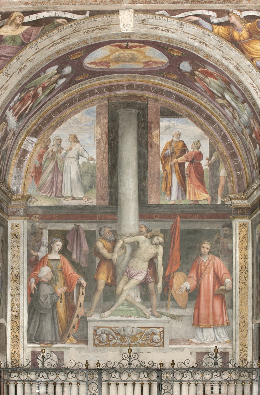 Saint Catherine och Jesus Kristus av Bernardino Luini