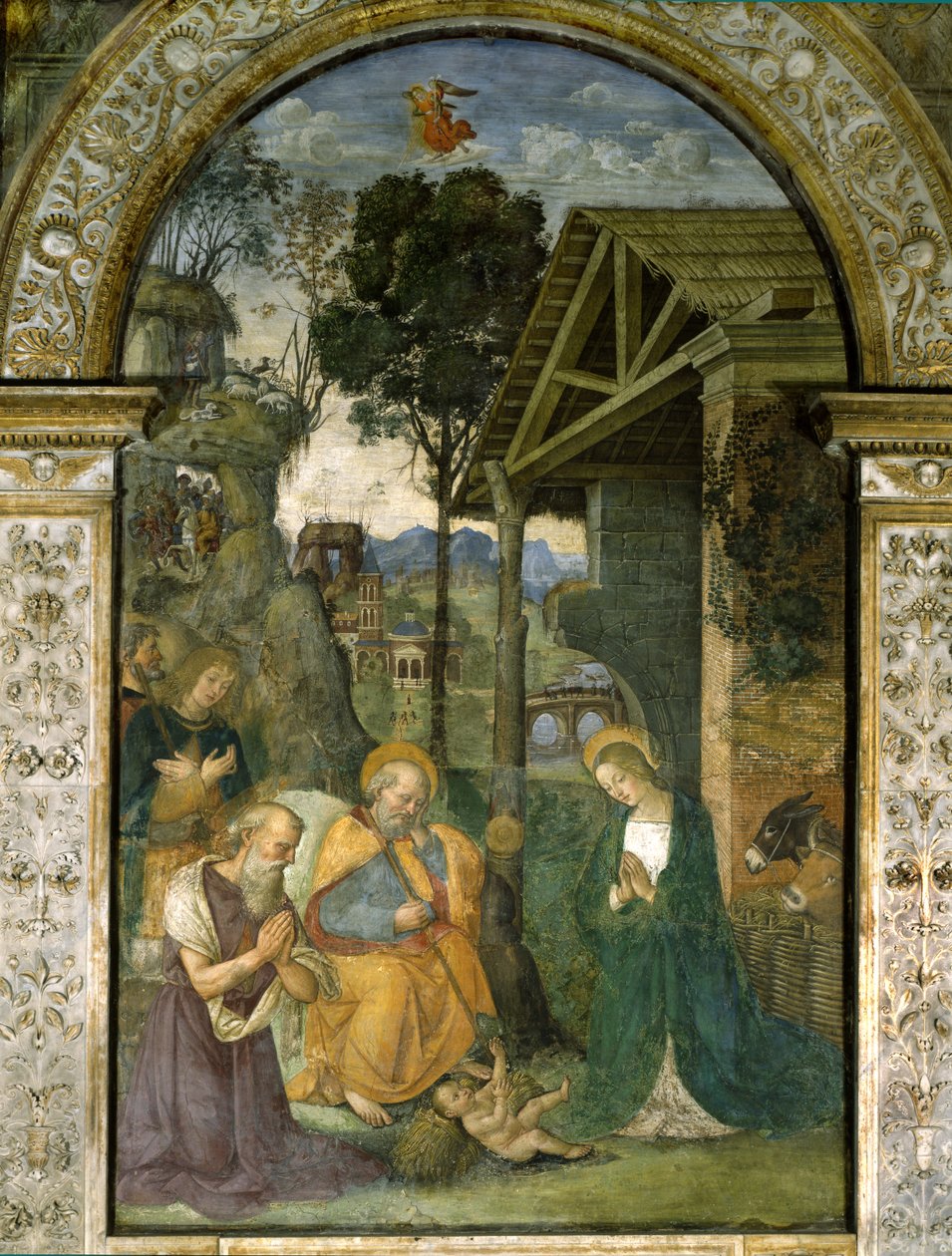 Nativity, c.1484-92 av Bernardino di Betto Pinturicchio