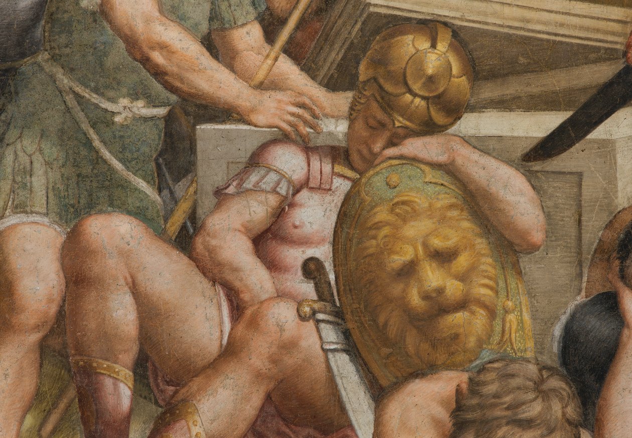 Counterfacata, Bernardino Gatti, Resurrection 1529, Detalj av Bernardino Gatti