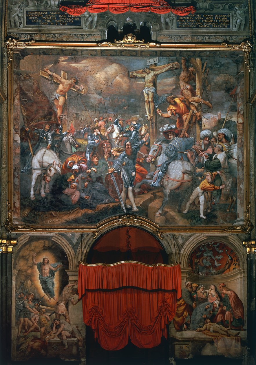 Korsfästelse och avsättning av Bernardino Gatti
