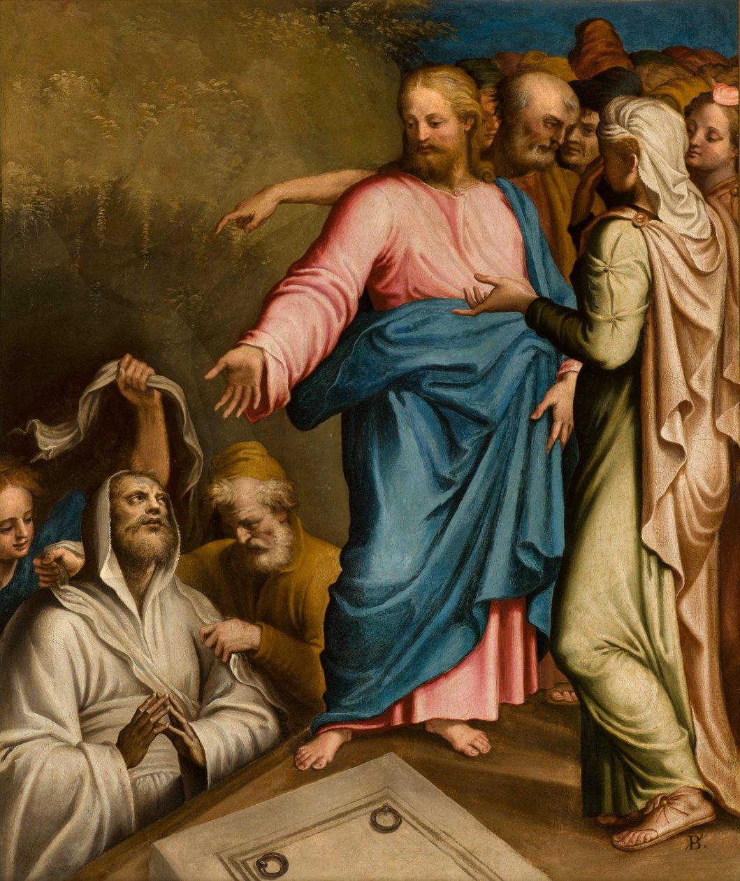 SS-sakramentets kapell, första spann söder, Bernardino Campi, fotens lavendel 1569 av Bernardino Campi