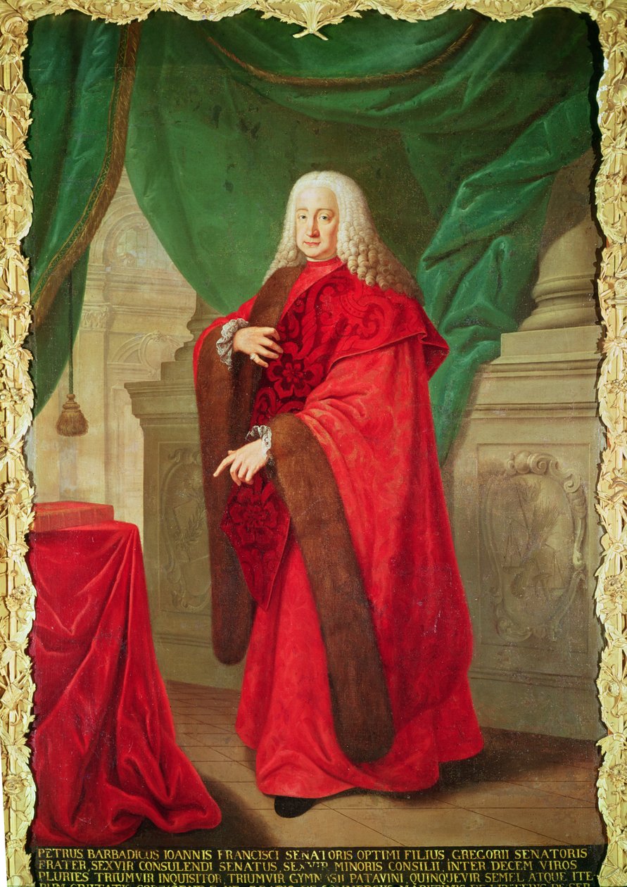 Porträtt av Doge Piero Barbarigo av Bernardino Castelli