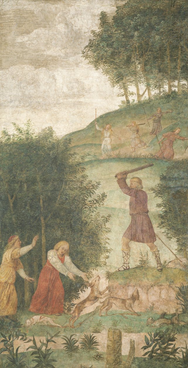 Cephalus straffad vid jakten, ca. 15201522. av Bernardino Luini