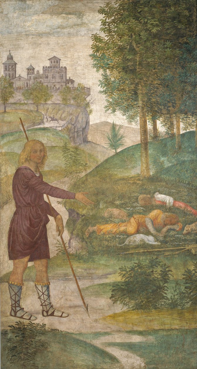 Cephalus och nymferna, ca. 15201522. av Bernardino Luini