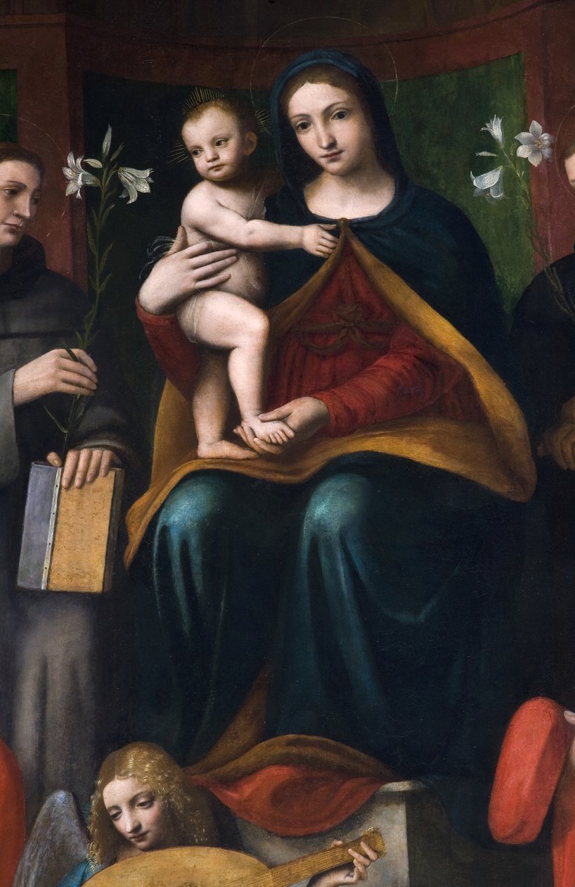 Holy Chonversion, flera raimondi, 1-6 av Bernardino Luini
