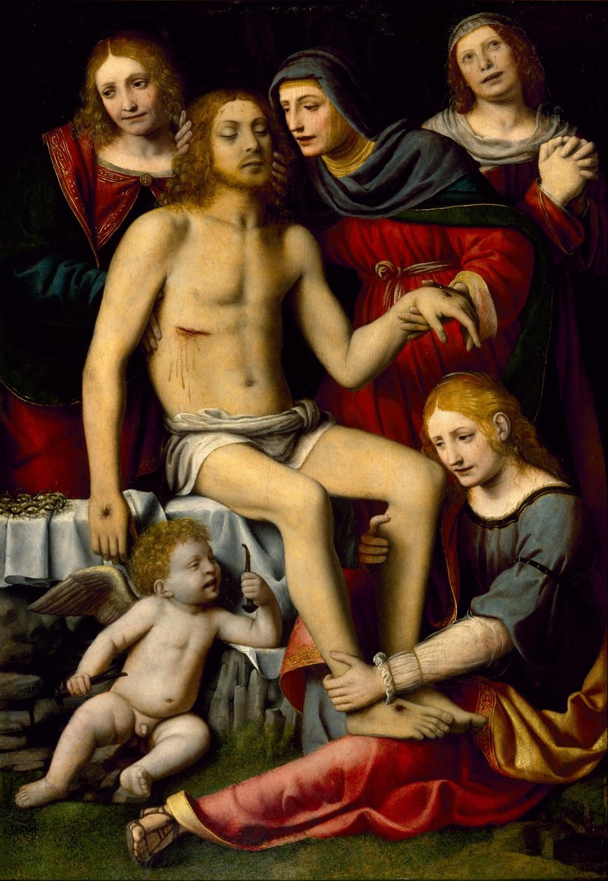 Klagesång över den döde Kristus av Bernardino Luini