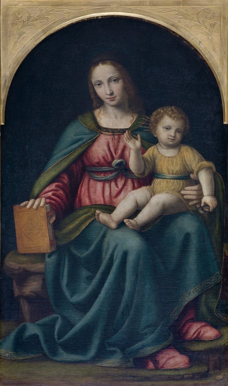 Madonna och barn av Bernardino Luini