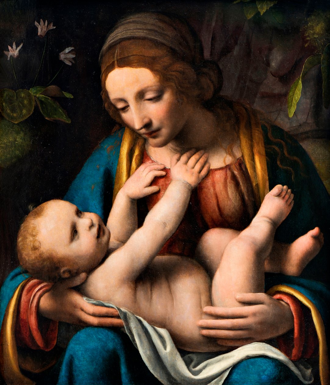 Madonna och barn, 1515-1523. av Bernardino Luini