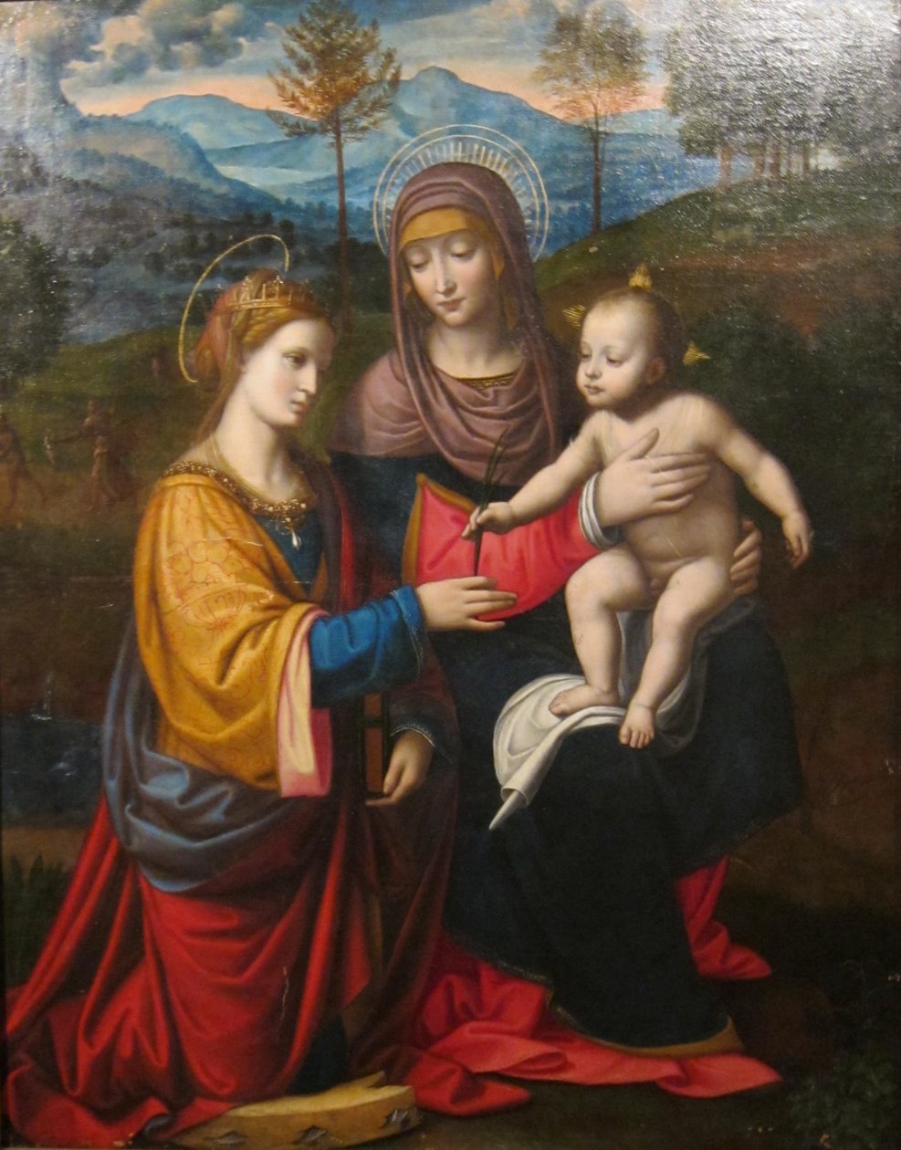 "Madonna med barn och den heliga Katarina av Alexandria" av Bernardino Luini, Cincinnati Art Museum av Bernardino Luini