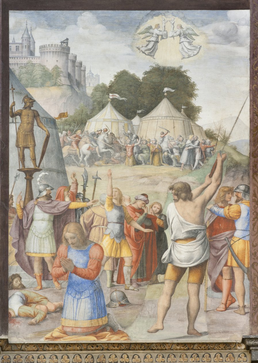 Saint Maurices martyrskap av Bernardino Luini