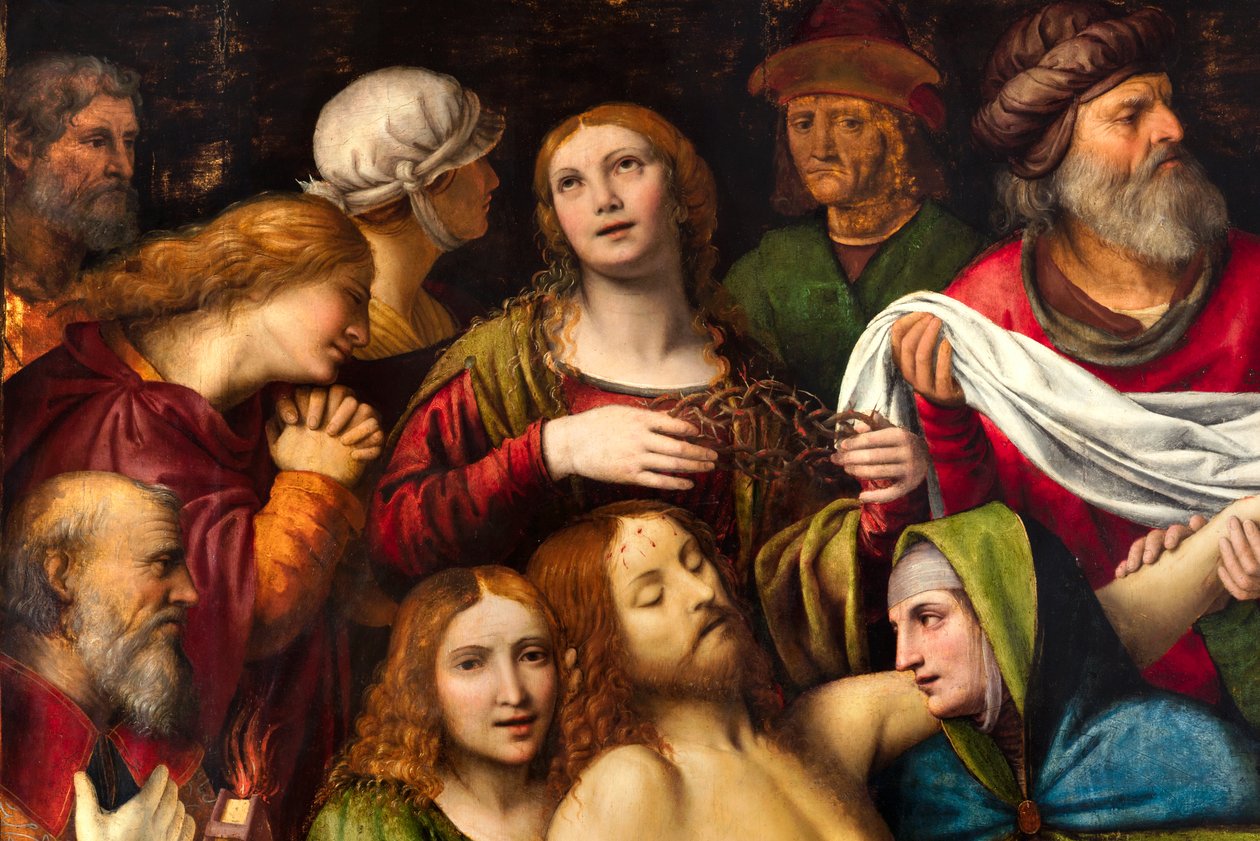 Milano, San Giorgio al Palazzo-kyrkan, Bernardino Luini, avsättning av Bernardino Luini