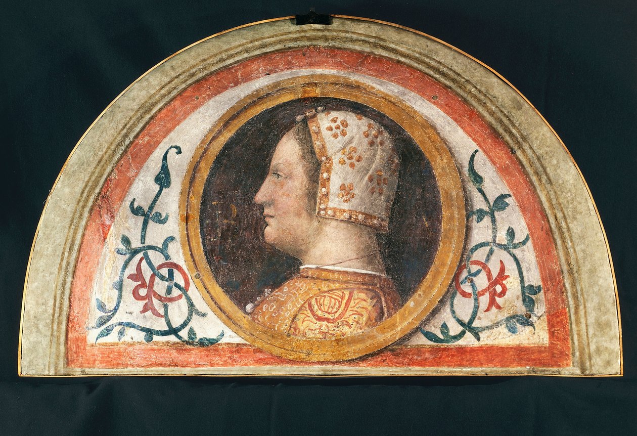 Porträtt av Bona av Savojen (Avigliana av Bernardino Luini