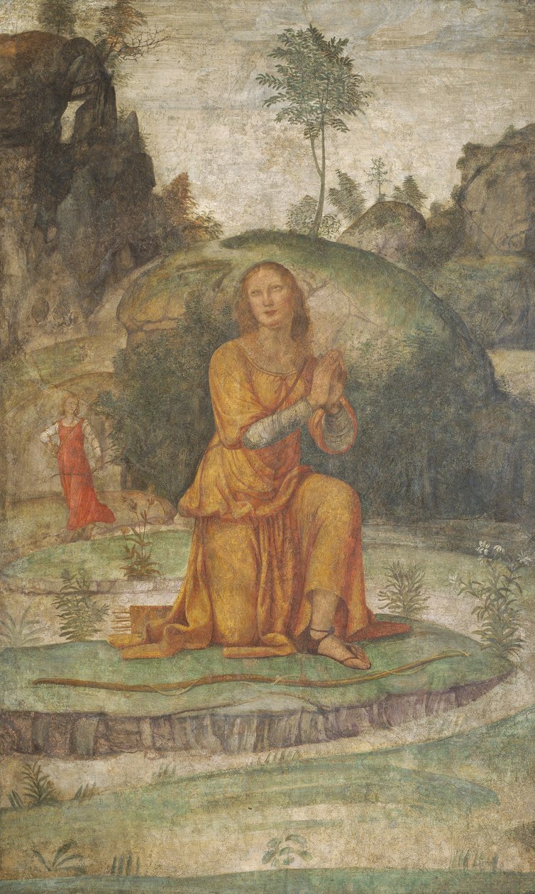 Procris bön till Diana av Bernardino Luini