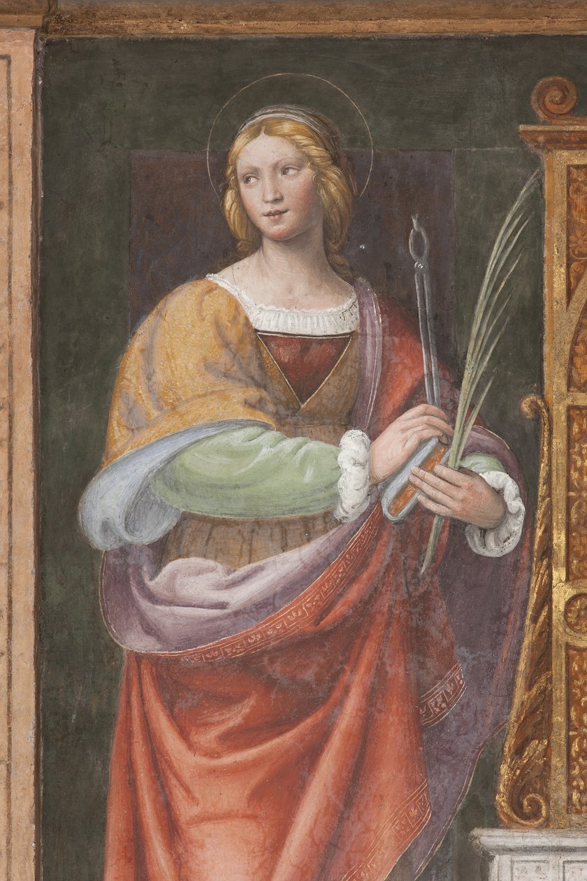Saint Apollonia, ca 1522-25 (uppgift om 3497192) av Bernardino Luini