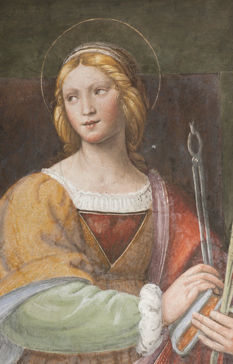 Saint Apollonia, ca 1522-25 (uppgift om 3497192) av Bernardino Luini