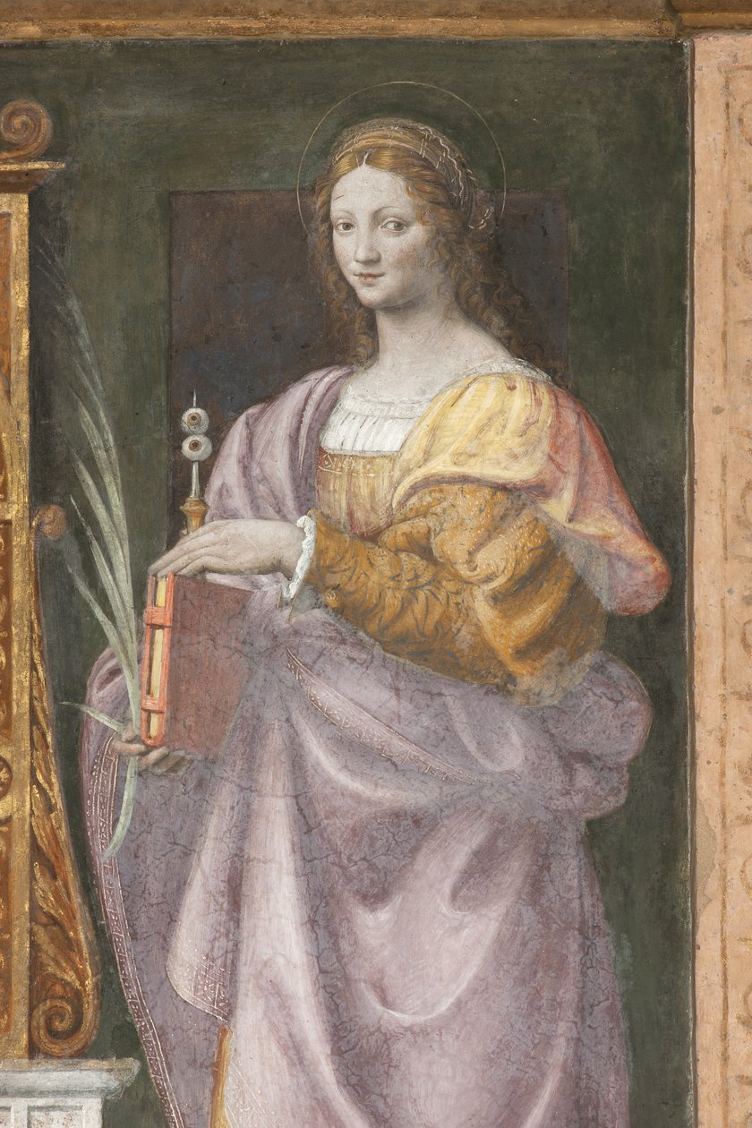 Saint Lucy, ca 1522-25 (uppgift om 3497192) av Bernardino Luini
