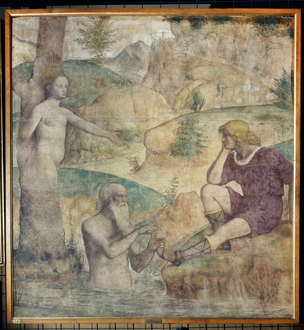 Svårt konsulat av Driope och Tavaiano, ca 1514 (fristående fresk bärs på duk) av Bernardino Luini