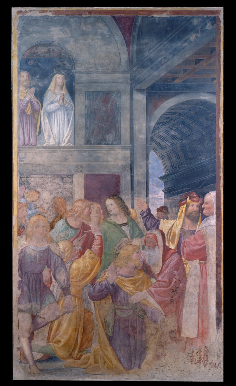 St Joseph väljs till Jungfruns brudgum av Bernardino Luini