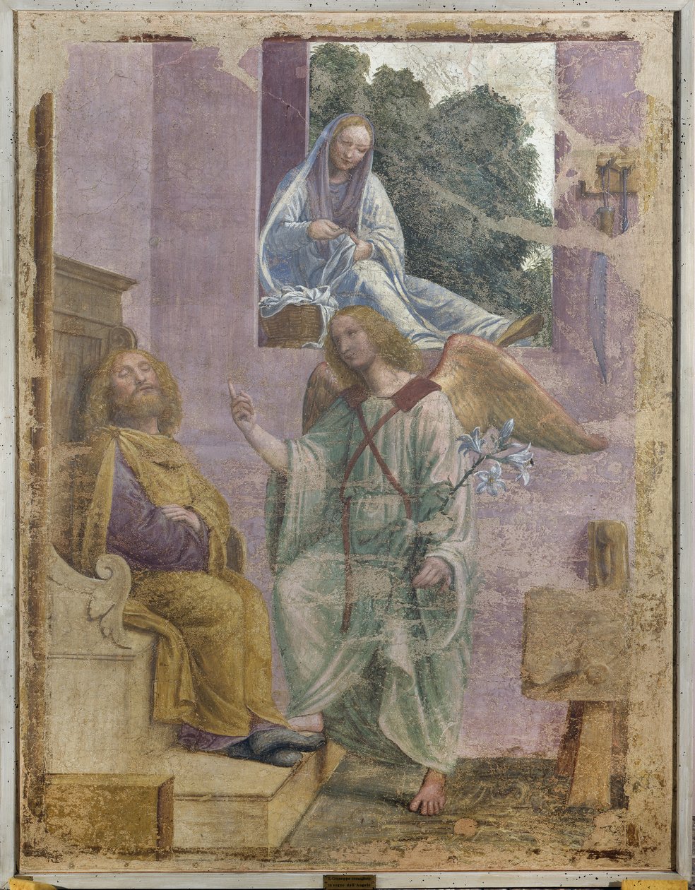 Drömmen om St. Joseph av Bernardino Luini
