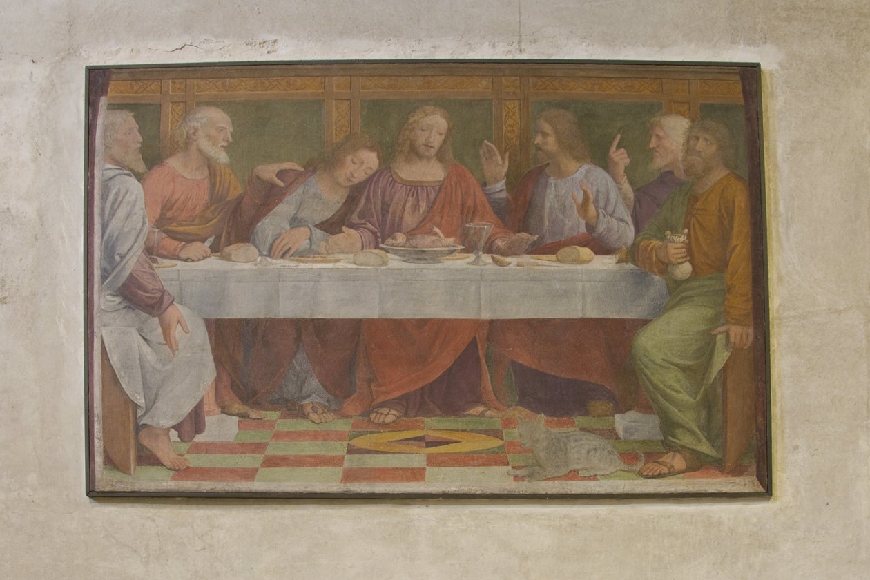 Sista måltiden av Bernardino Luini