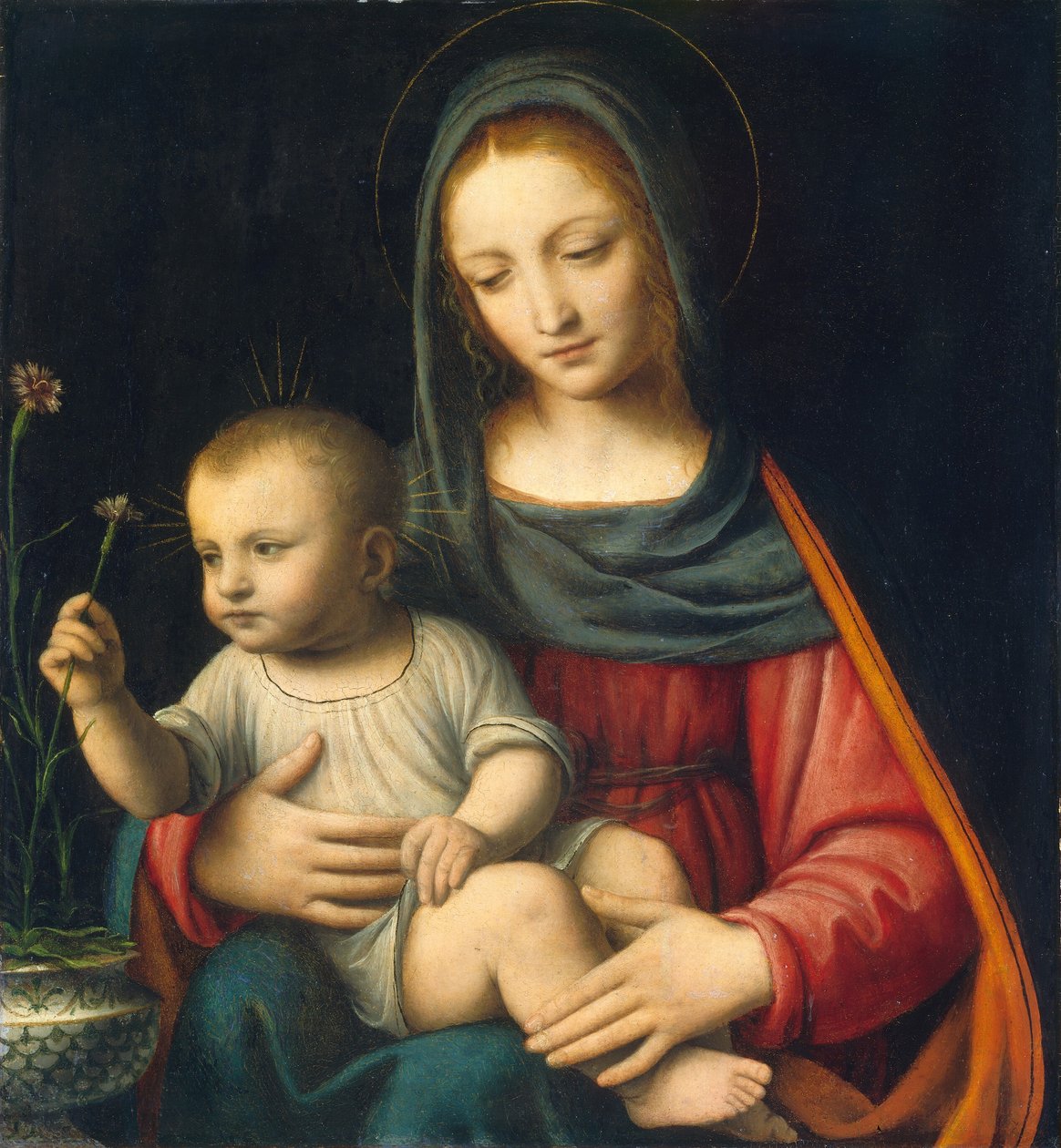 Nejlikans Madonna av Bernardino Luini