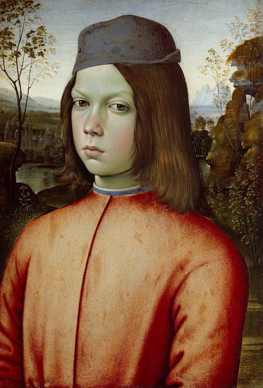 Porträtt av en pojke, c1500 av Bernardino Pinturicchio