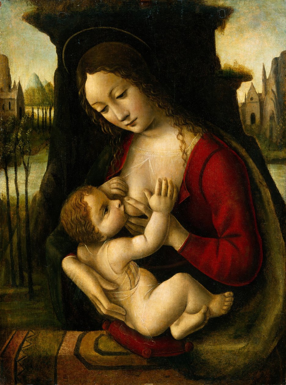 Madonna och barn. av Bernardino de