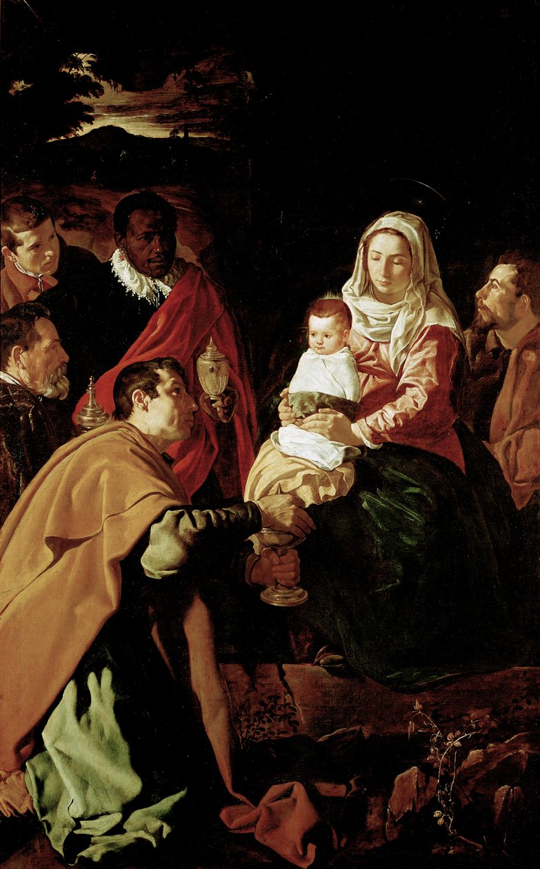 De vises tillbedjan, ca 1619 (olja på duk) av Bernardino di Bosio & Zaganelli Francesco di Bosio (c.1470 c.1532) Zaganelli