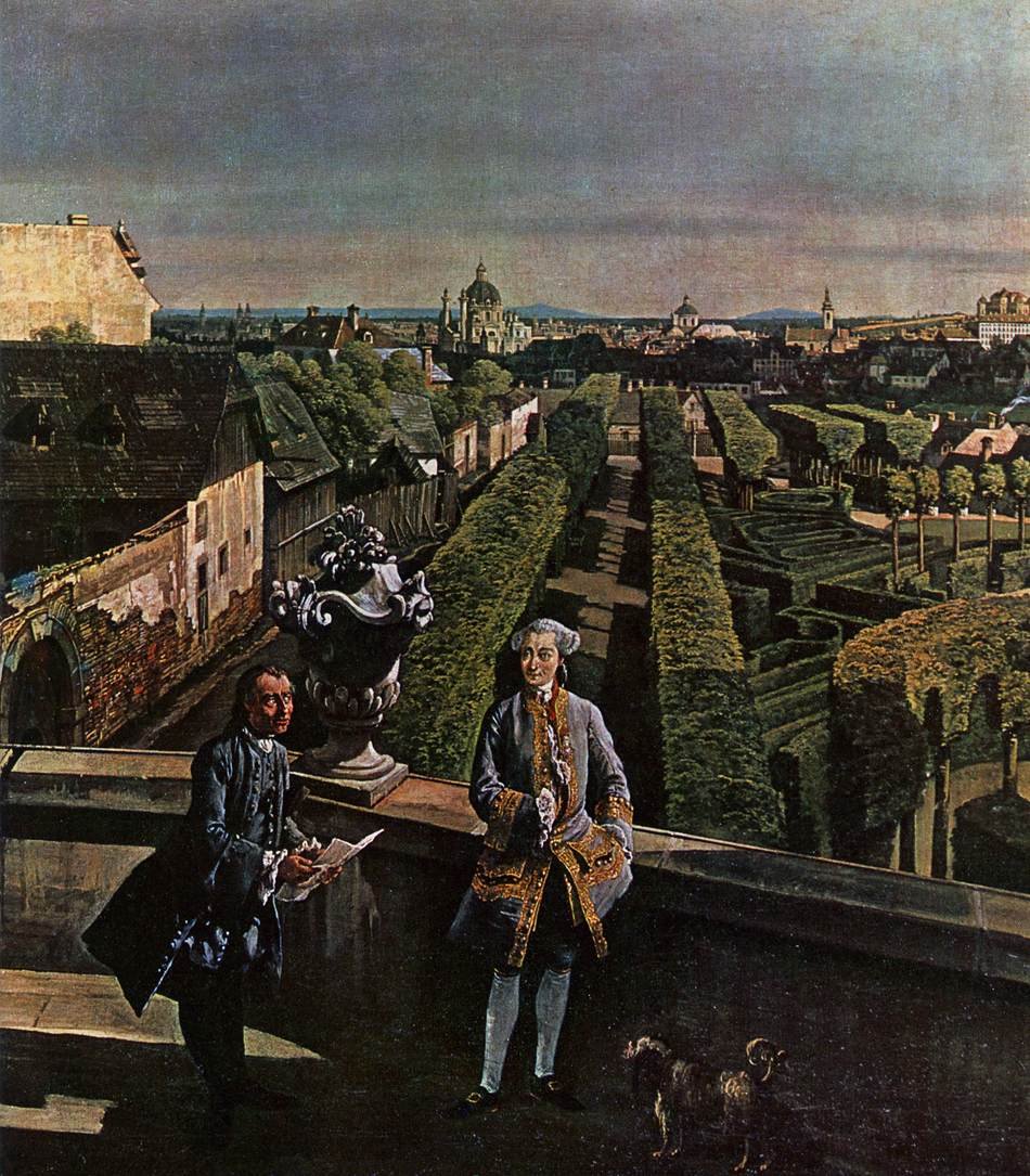 Vienna, Panorama from Palais Kaunitz av Bernardo Bellotto