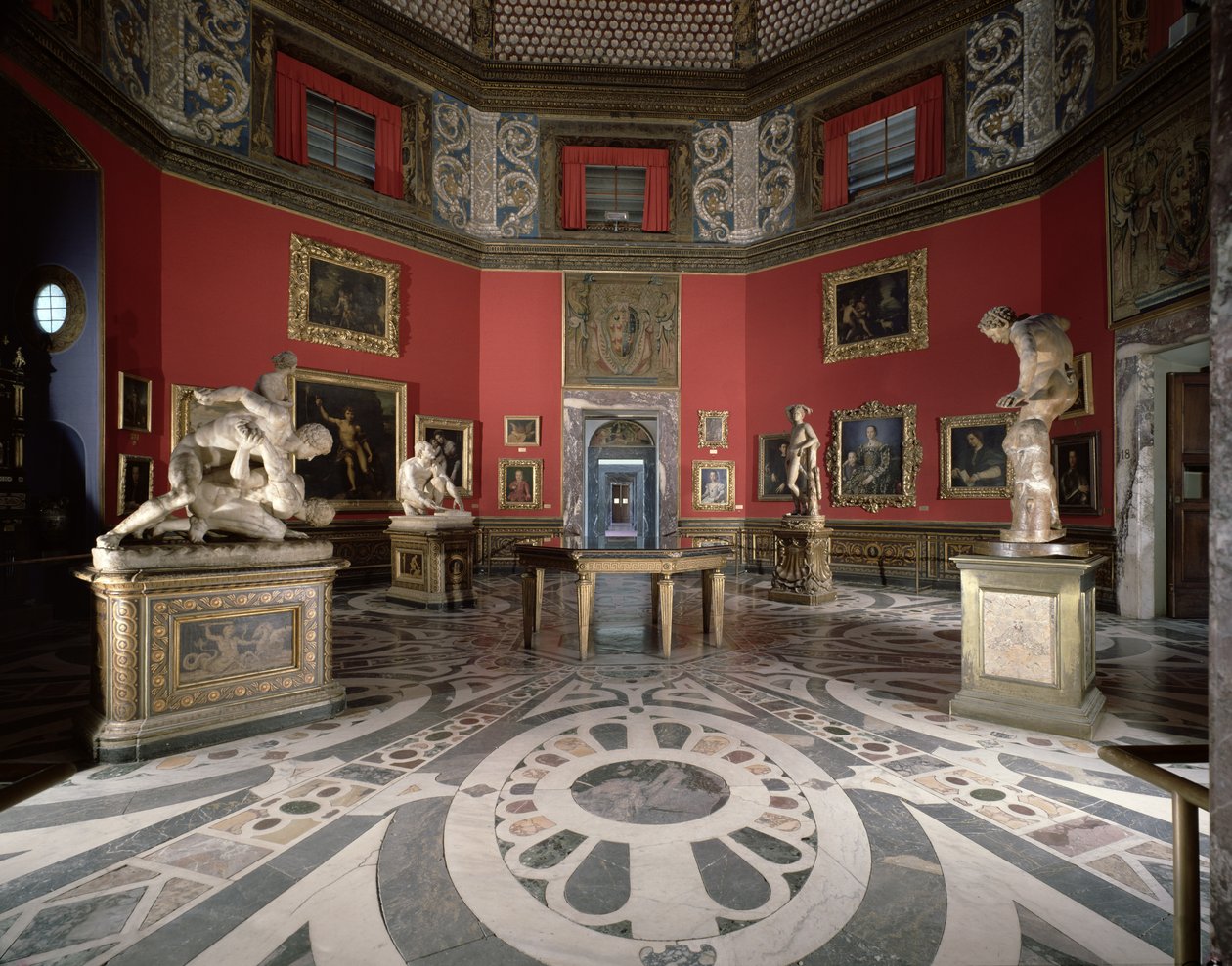Den åttkantiga tribunen, ritad omkring 1580 av Bernardo Buontalenti