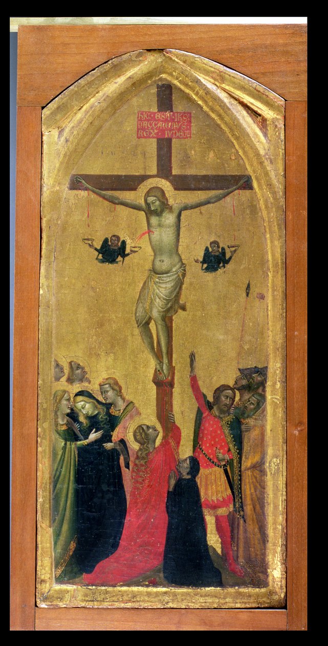 Korsfästelse (tempera på panel) av Bernardo Daddi