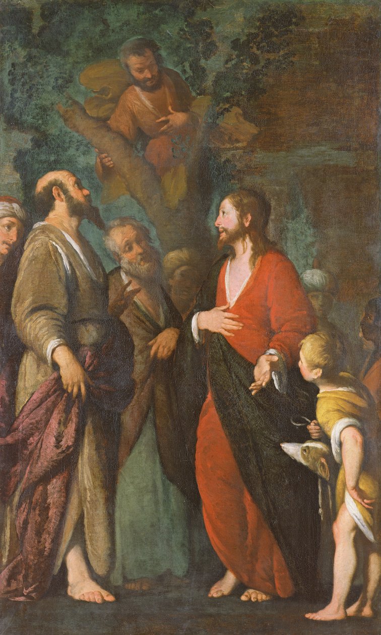 Omvändelse av Zachéus av Bernardo Strozzi