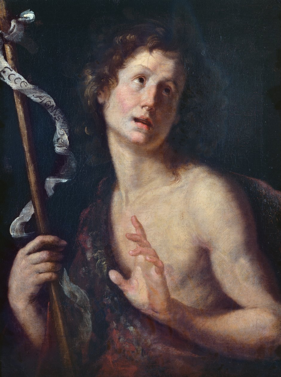Johannes Döparen av Bernardo Strozzi