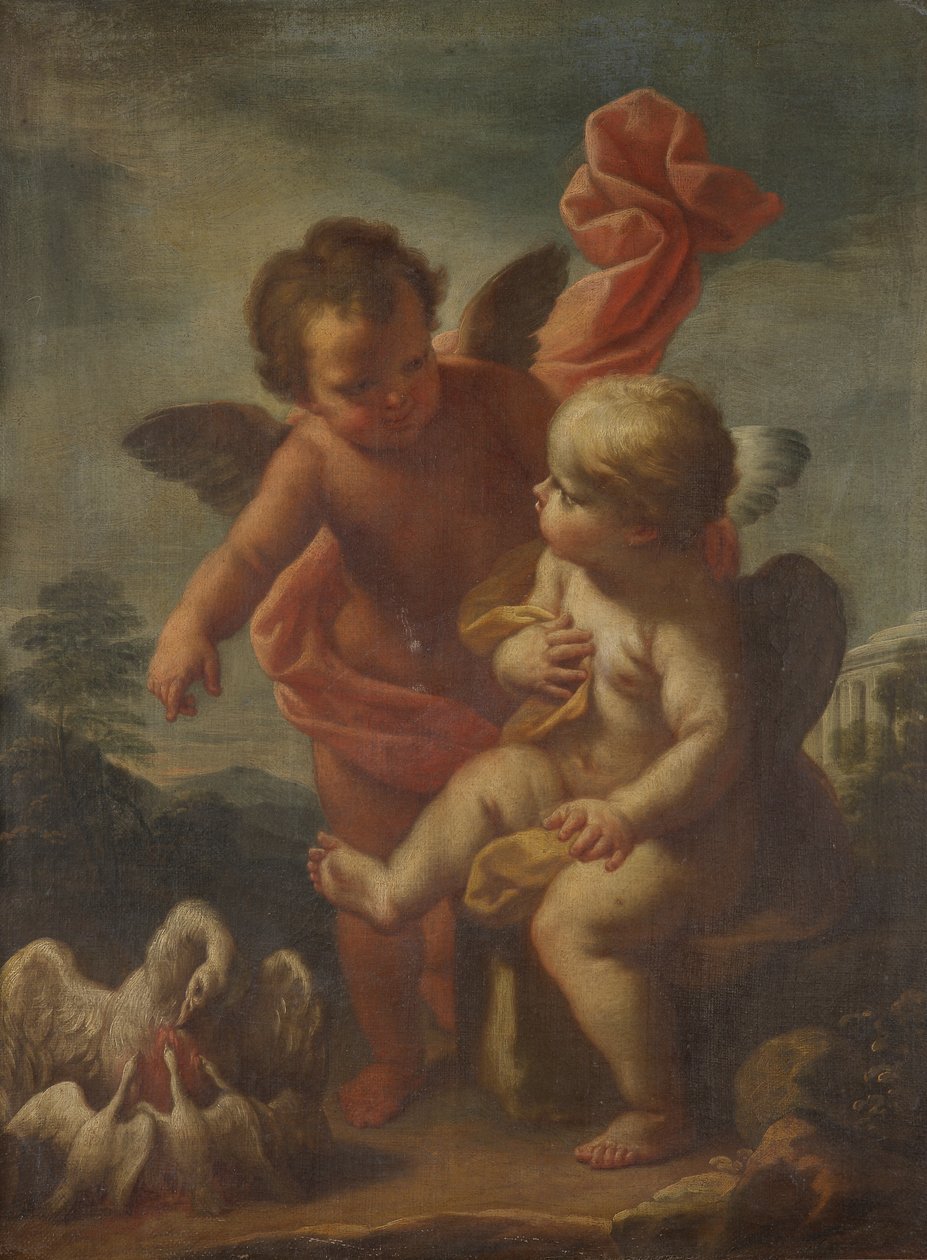Amor med gäss av Bernardo Arniconi