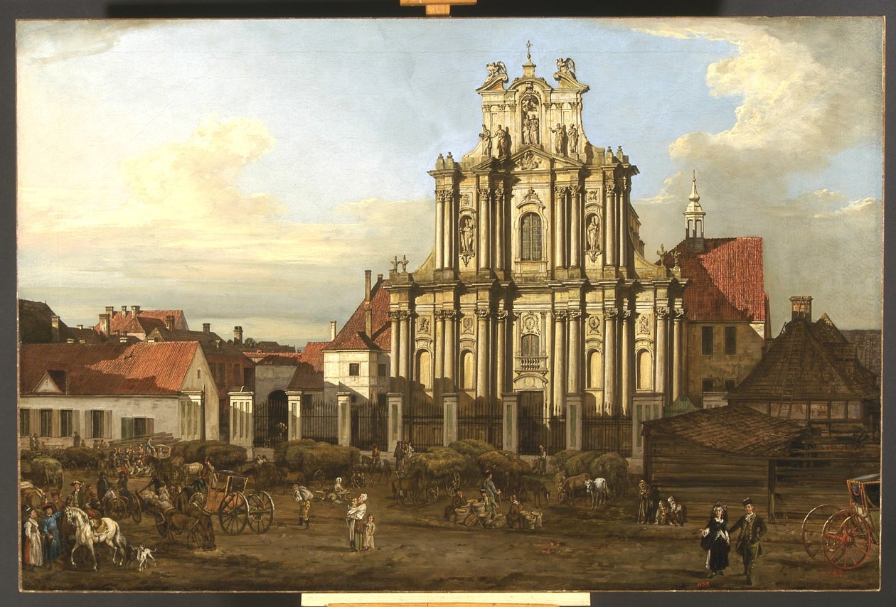 Visitandinernas kyrka, Warszawa, Polen av Bernardo Bellotto