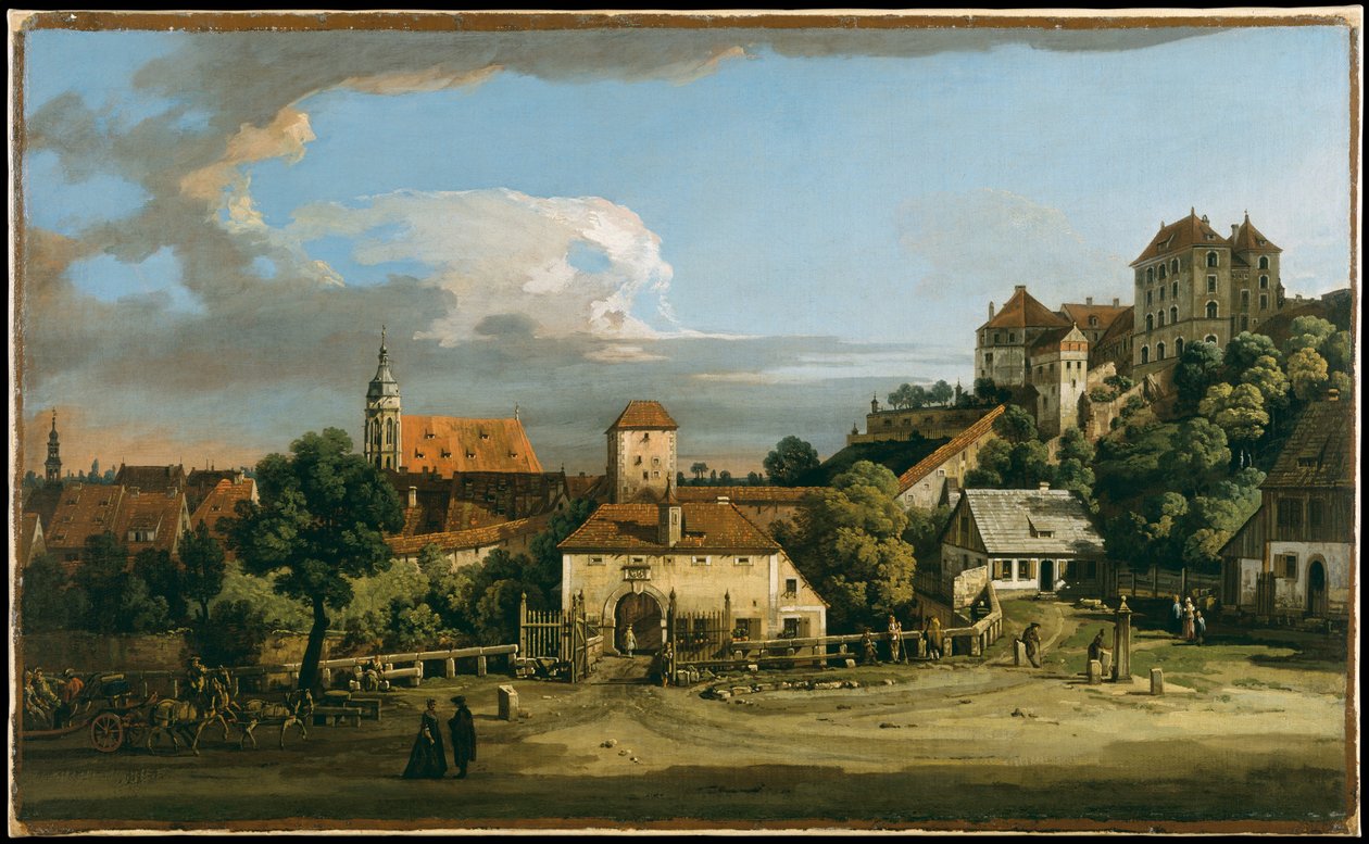 Pirna: Obertor från söder av Bernardo Bellotto
