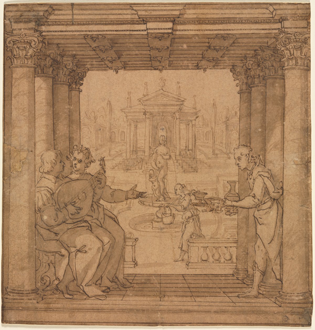 Illustration från Torquato Tassos Gerusalemme Liberata av Bernardo Castello