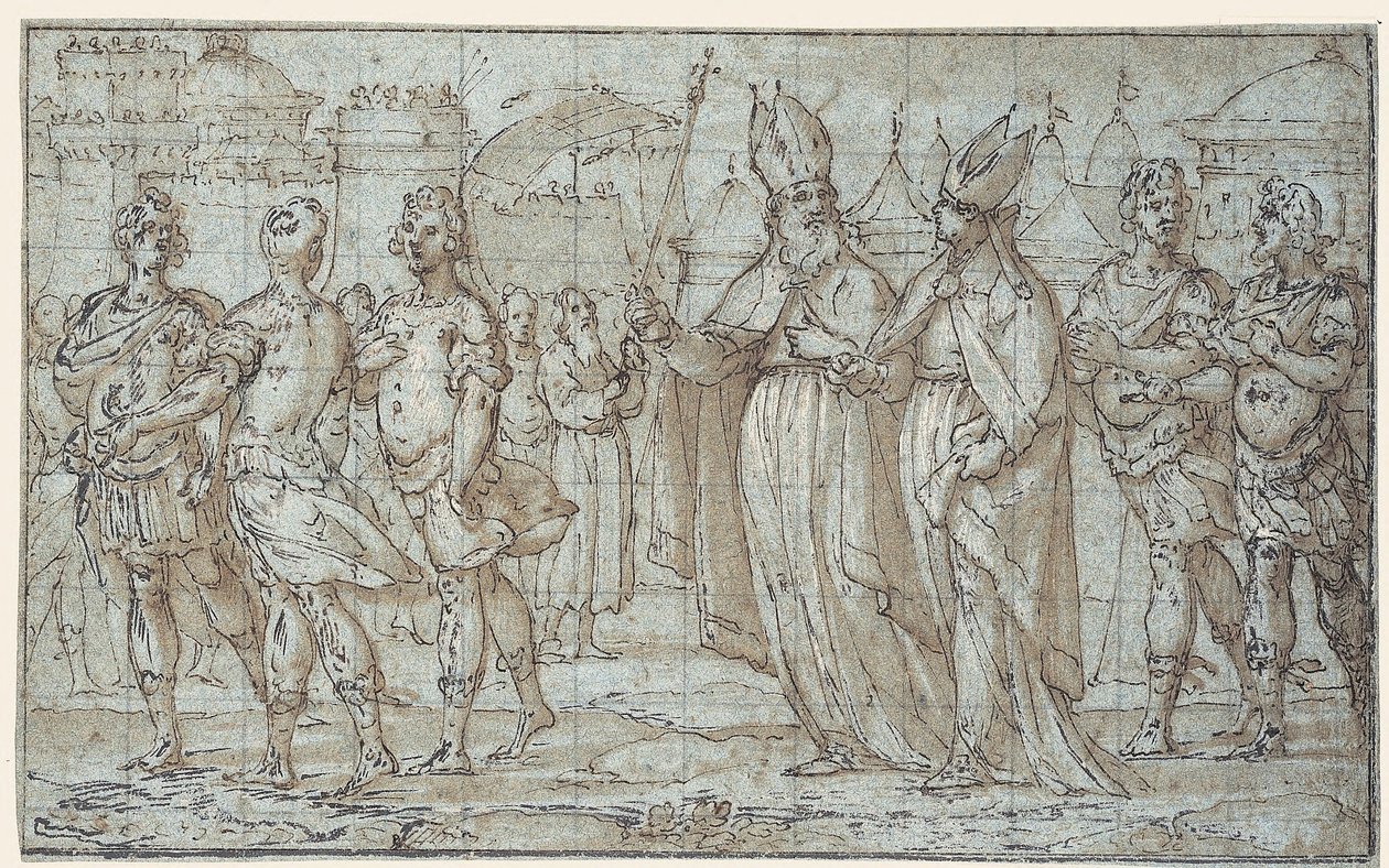 Procession till Oljeberget av Bernardo Castello