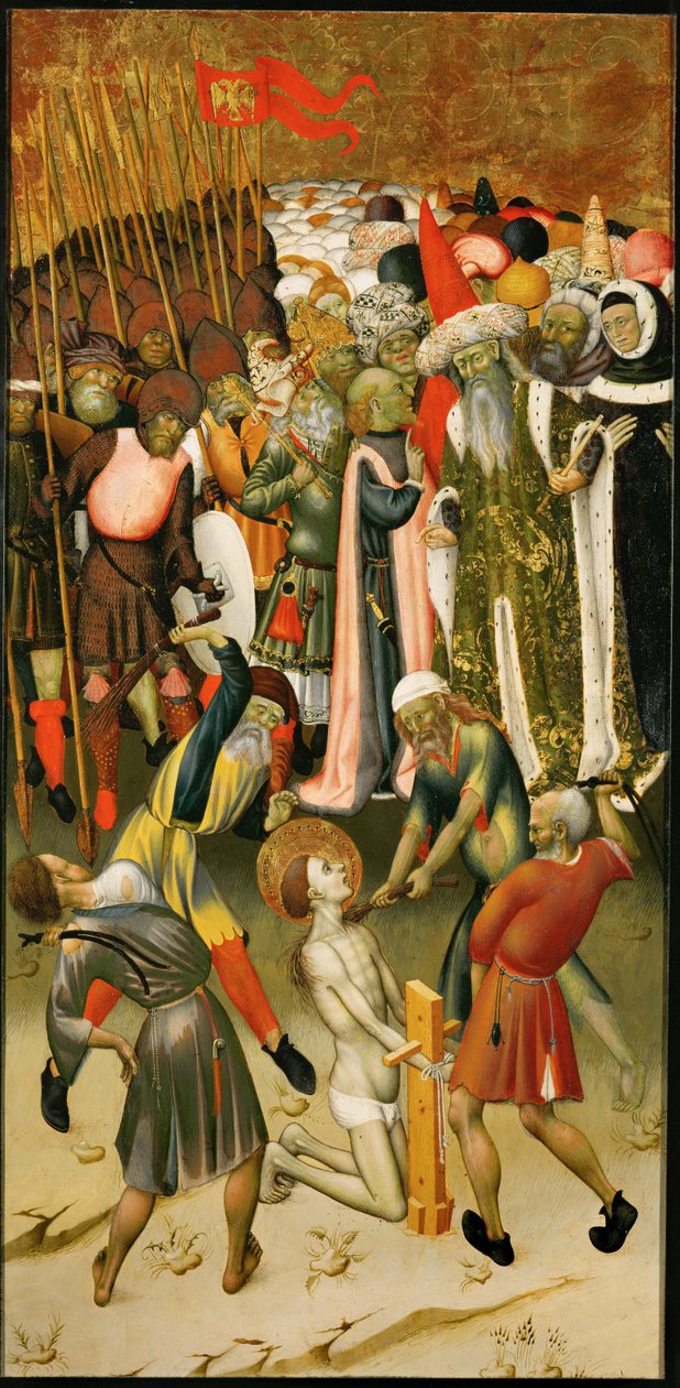 Flagellationen av Sankt Georg ... av Bernardo Martorell