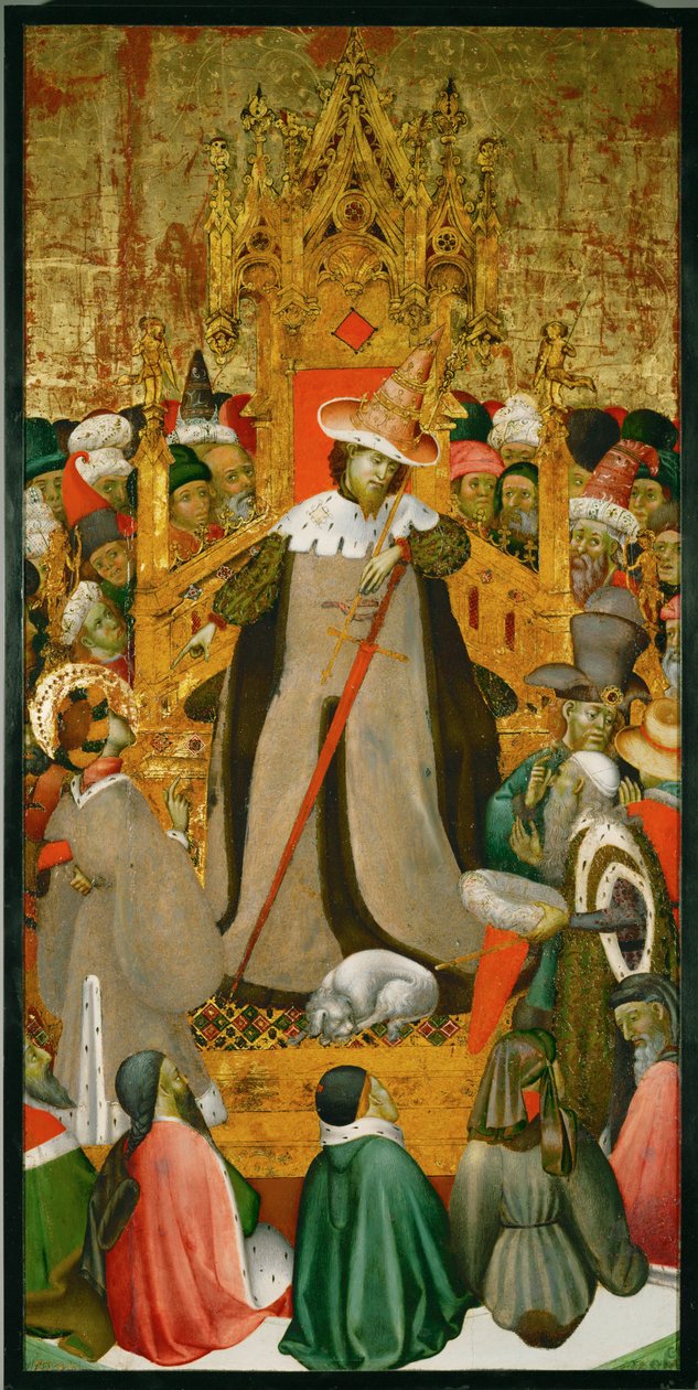 Fyra scener från Sankt Georgs martyrskap ... av Bernardo Martorell