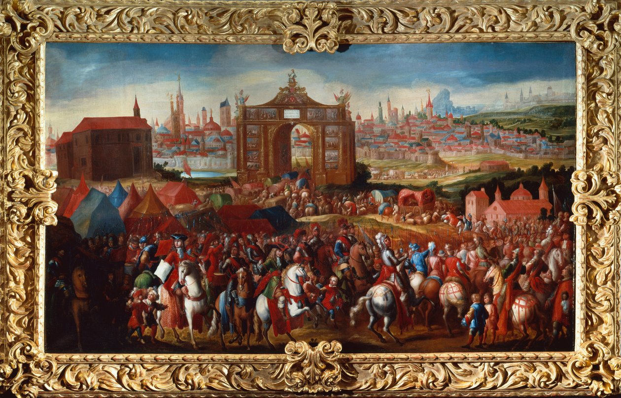 Triumffestligheter (olja på duk) av Bernardo Polo