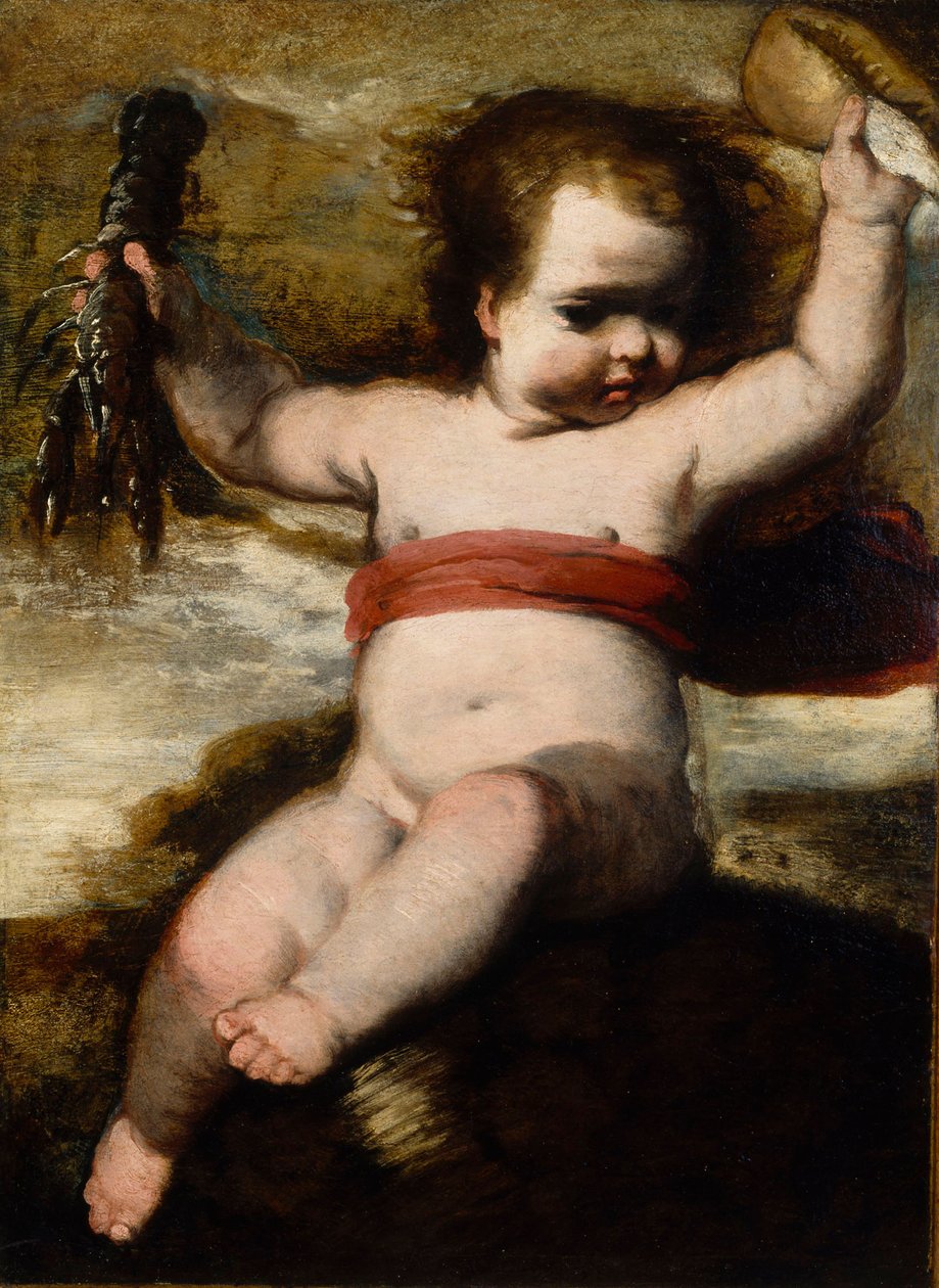 Allegori över havet av Bernardo Strozzi