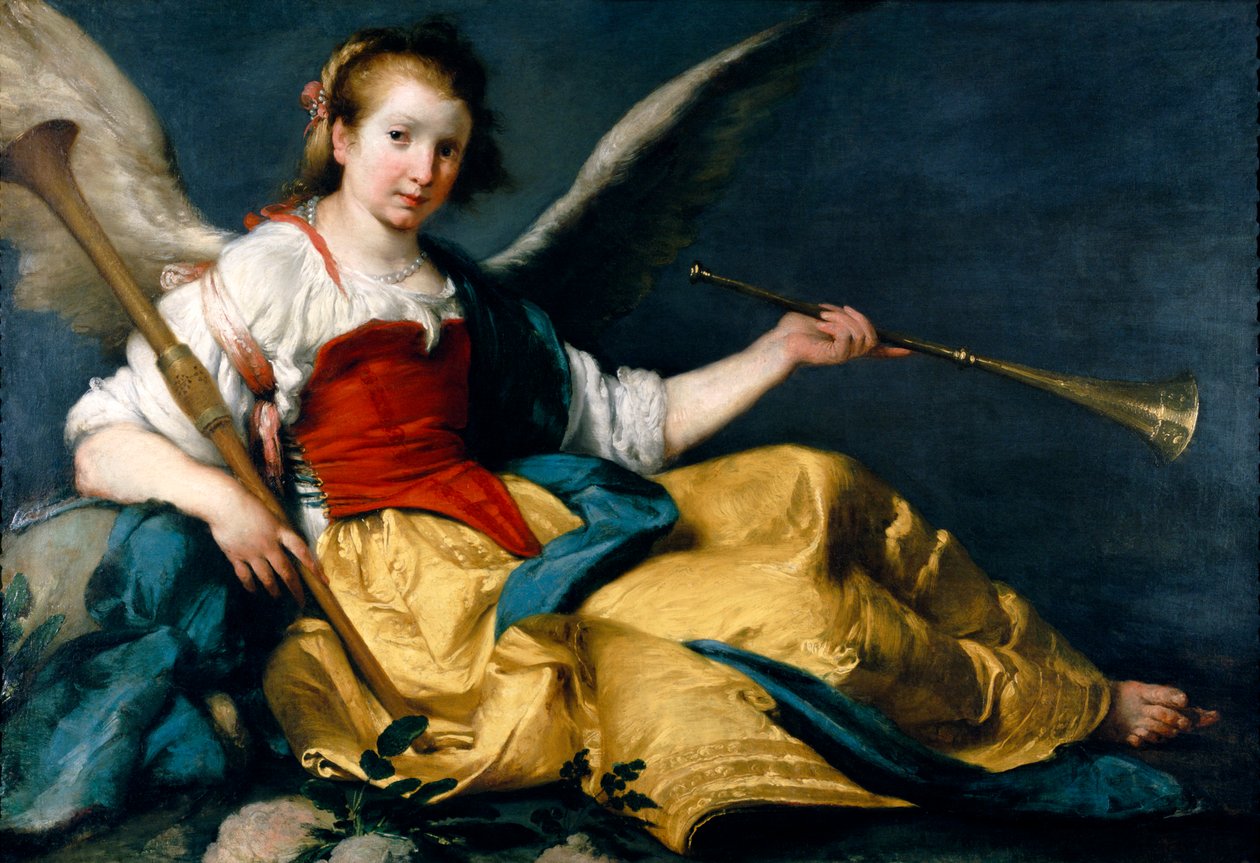 En allegori om berömmelse av Bernardo Strozzi