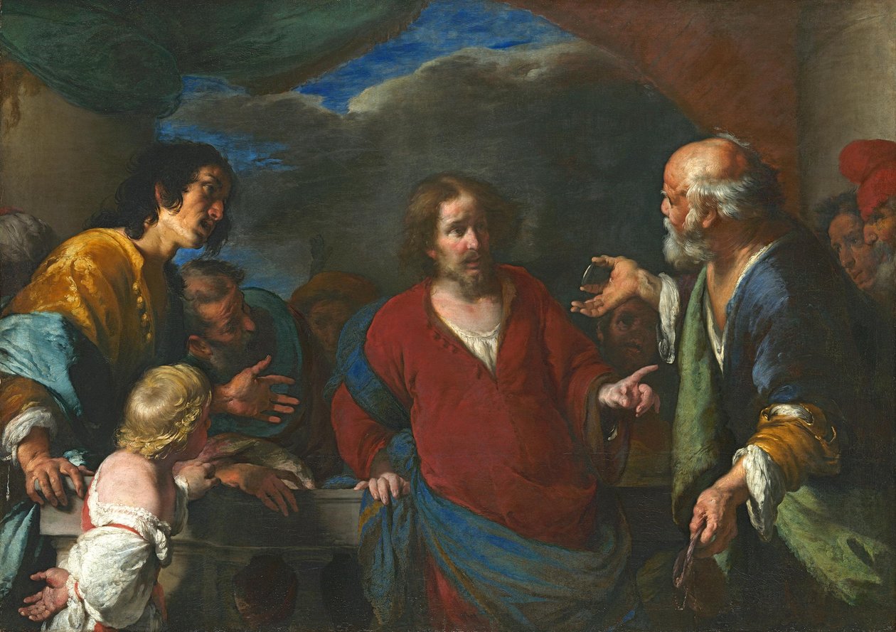 Liknelsen om räntepennin av Bernardo Strozzi